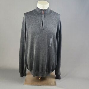 NWT- Roundtree&Yorke - Men's Pullover Sweater- Gray - Size L